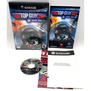 Top Gun: Combat Zones (Nintendo GameCube) CIB COMPLETE IN BOX